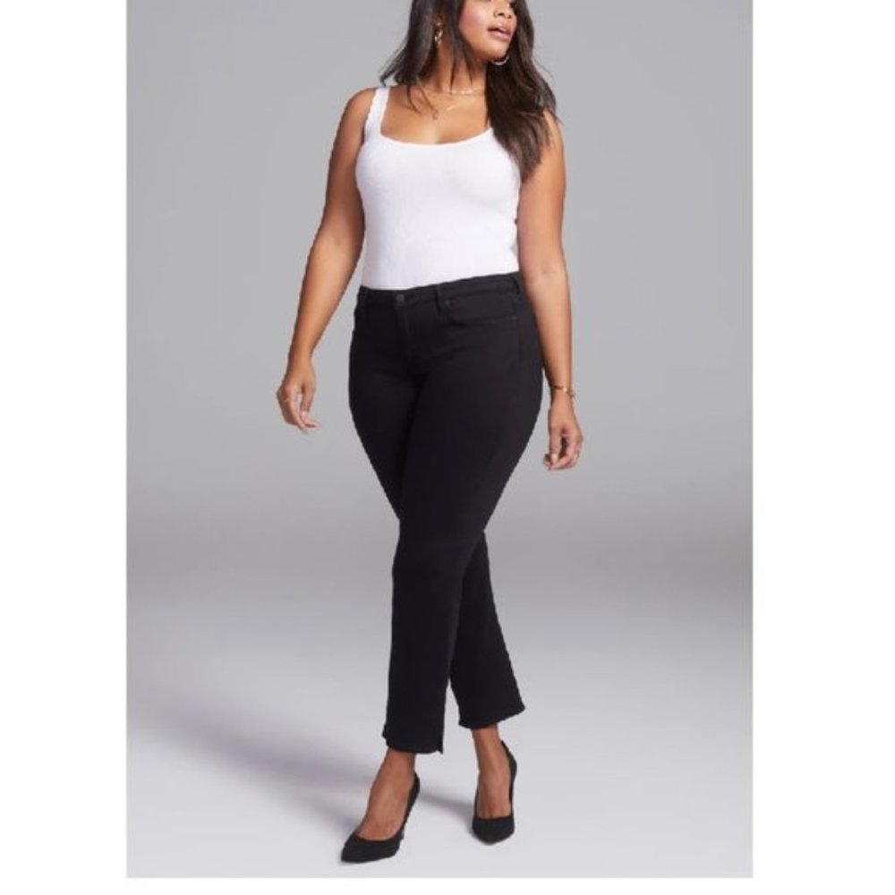 Curves 360 BY NYDJ Slim Straight Ankle Jeans